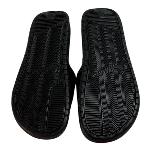 NWT Nike Women’s Slides Sandals BENASSI JDI Black/White Classic Size 11 - Picture 3 of 10